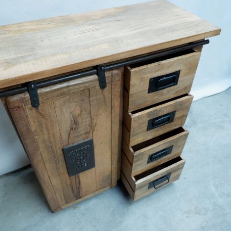 Factory dressoir schuifdeur en 4 lades UITVERKOCHT - Afbeelding 4