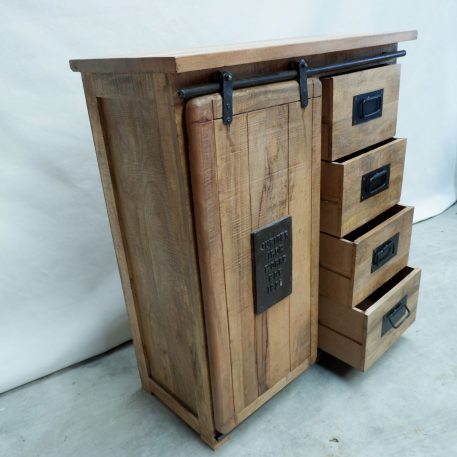 Factory dressoir schuifdeur en 4 lades UITVERKOCHT - Afbeelding 3