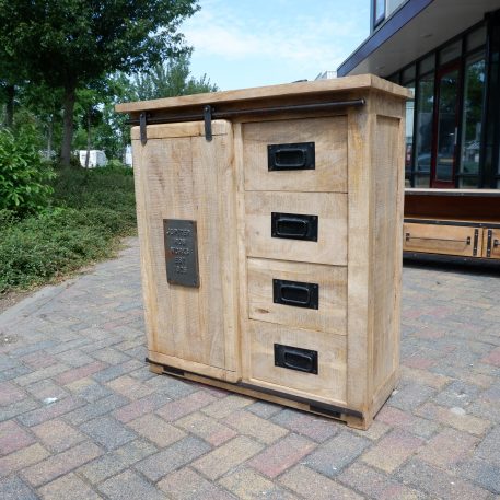 Factory dressoir schuifdeur en 4 lades UITVERKOCHT - Afbeelding 15