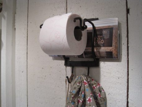 Toiletrolhouder antiek bruin - Afbeelding 2