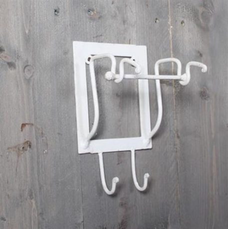Toiletrolhouder antiek wit