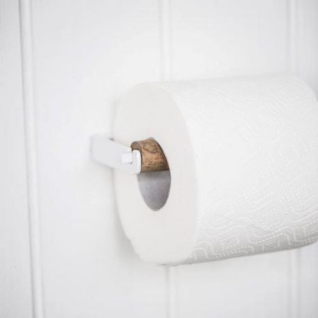 Altum toiletrolhouder wit metaal - Afbeelding 2