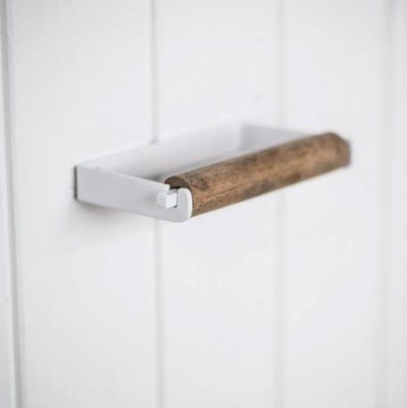 Altum toiletrolhouder wit metaal