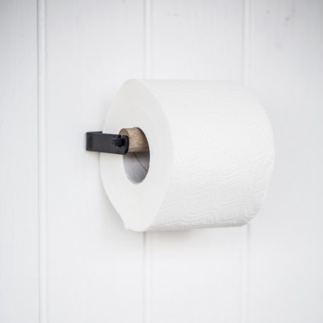 ib-laursen toiletrolhouder zwart metaal Hoog 2.5 cm, breed 13.5 cm, diep 7.7 cm2