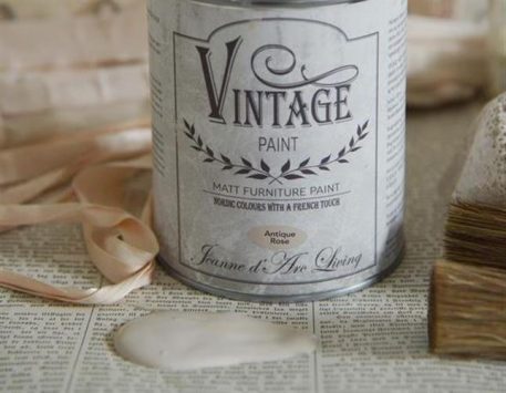 JDL Krijtverf Vintage Paint antique rose 100 ml - Afbeelding 2