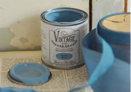 JDL Krijtverf Vintage Paint dusty blue 700 ml - Afbeelding 2