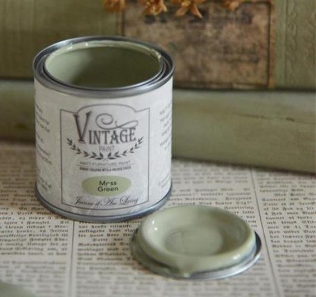 JDL Krijtverf Vintage Paint moss green 100 ml - Afbeelding 2