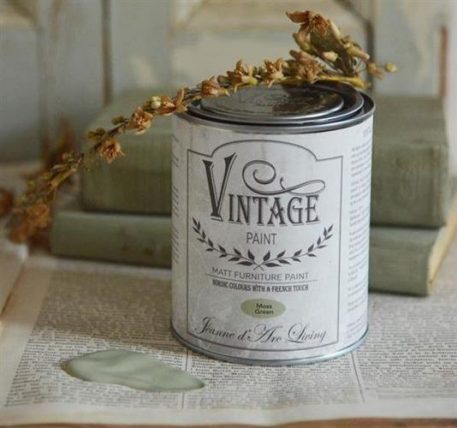 JDL Krijtverf Vintage Paint moss green 100 ml - Afbeelding 4