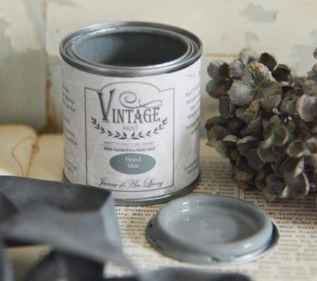 JDL Krijtverf Vintage Paint petrol blue 100 ml - Afbeelding 2