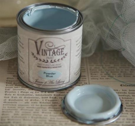 JDL Krijtverf Vintage Paint powder blue 100 ml - Afbeelding 2
