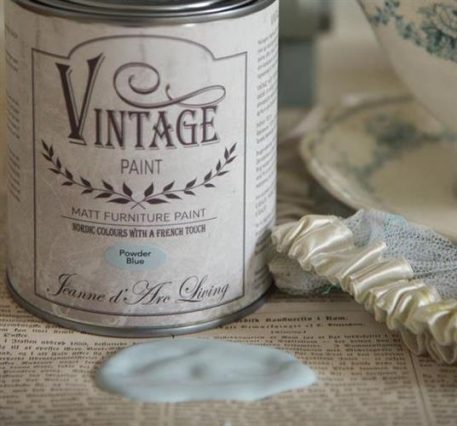 JDL Krijtverf Vintage Paint powder blue 100 ml - Afbeelding 4
