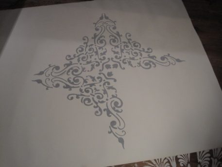 JDL Mandala Stencil 110 cm en 80 cm herbruikbaar - Afbeelding 4