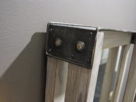 Spiegel Houten krat met metaal - Afbeelding 3