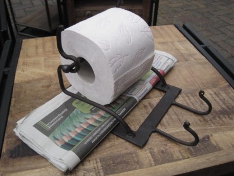 Toiletrolhouder antiek bruin - Afbeelding 4