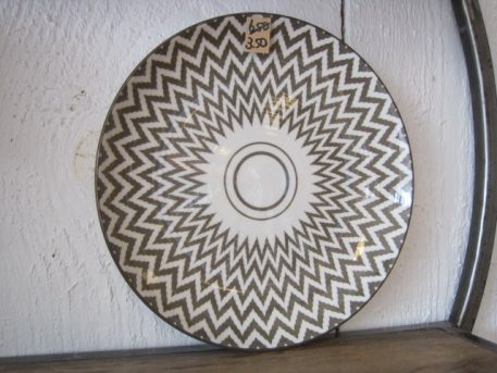 Bord grafisch taupe