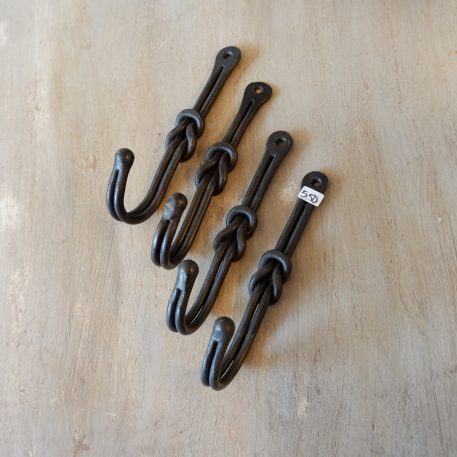 hoffz kapstokhaak knoop ijzer antiek bruin hoog 16.5 cm breed 2 cm diep 5.5 cm1
