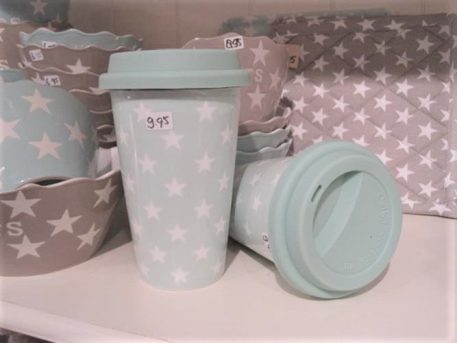 Travel mug ster mint groen - Afbeelding 3