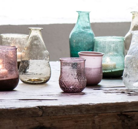 Gerecycled glas sfeerlichtje Unique 6 kleuren - Afbeelding 12