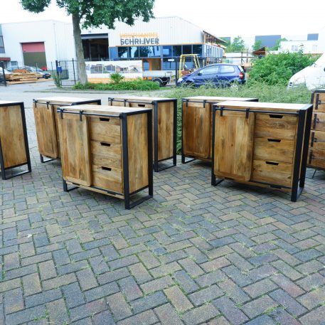 Beau travail dressoir S met schuifdeur en 3 lades - Afbeelding 13