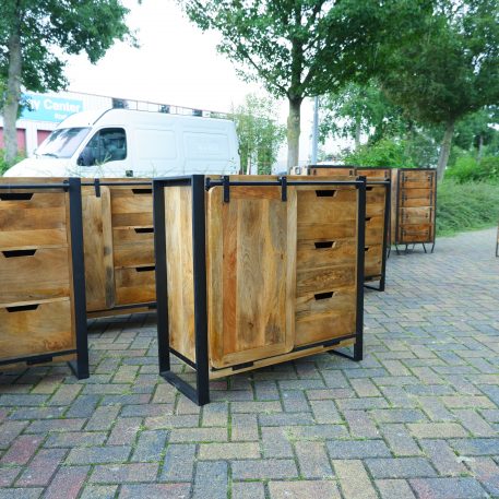 Beau travail dressoir S met schuifdeur en 3 lades - Afbeelding 14