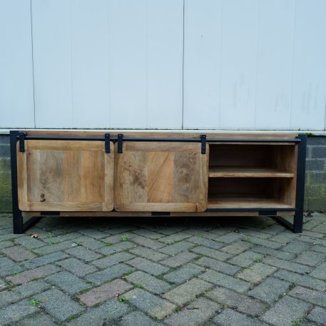 Beau travail tv dressoir 2 schuifdeuren en lade UITVERKOCHT - Afbeelding 5