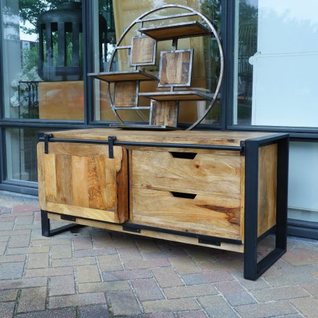 Beau travail tv dressoir met schuifdeur en 2 lades UITVERKOCHT - Afbeelding 11