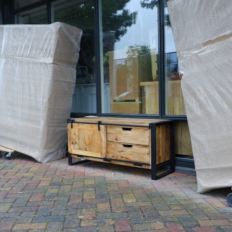Beau travail tv dressoir met schuifdeur en 2 lades UITVERKOCHT - Afbeelding 12