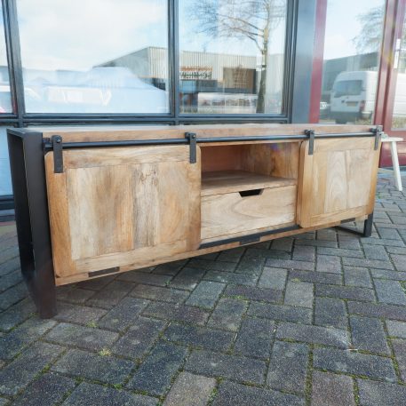 Beau travail tv dressoir 2 schuifdeuren en lade UITVERKOCHT - Afbeelding 12