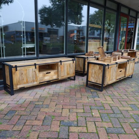 Beau travail tv dressoir 2 schuifdeuren en lade UITVERKOCHT - Afbeelding 16