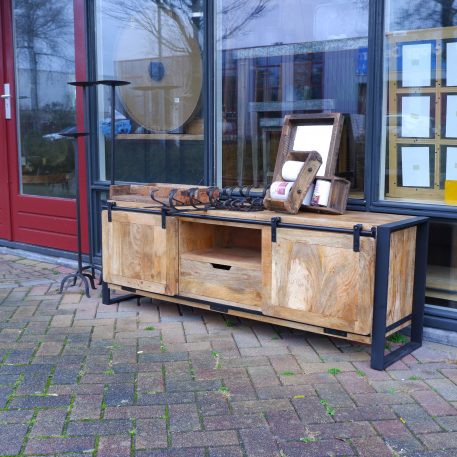 Beau travail tv dressoir 2 schuifdeuren en lade UITVERKOCHT - Afbeelding 21