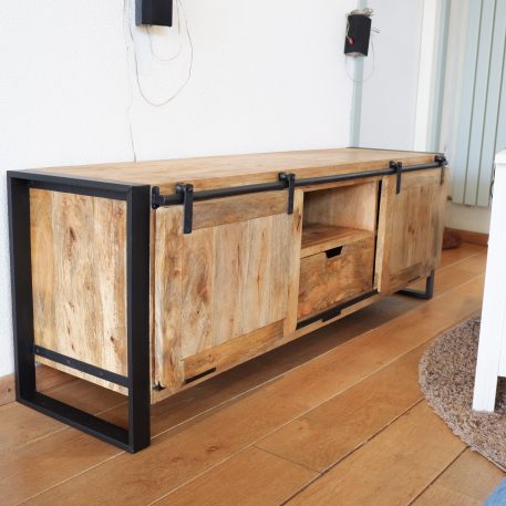 Beau travail tv dressoir 2 schuifdeuren en lade UITVERKOCHT - Afbeelding 24