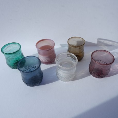 Gerecycled glas sfeerlichtje Unique 6 kleuren - Afbeelding 2