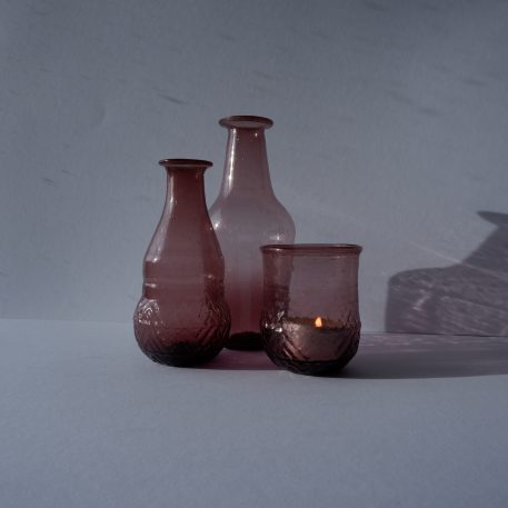 Gerecycled glas vaasjes Unique 5 kleuren - Afbeelding 11