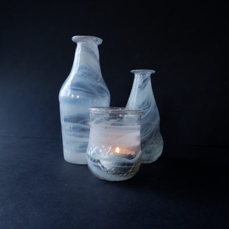 Gerecycled glas sfeerlichtje Unique 6 kleuren - Afbeelding 4
