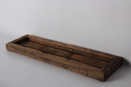 barnwood dienblad laag hoog 3 cm breed 55 cm diep 15 cm truckwood railway wood oud hout