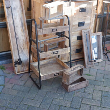 Barnwood dienblad laag - Afbeelding 7