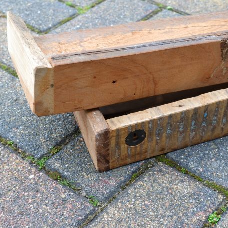 Barnwood wandplank 45 cm UITVERKOCHT - Afbeelding 10