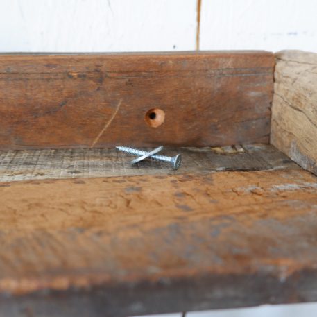 Barnwood wandplank 45 cm UITVERKOCHT - Afbeelding 12