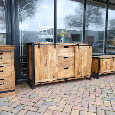 Beau travail dressoir M 2 schuifdeuren en 3 lades UITVERKOCHT - Afbeelding 10