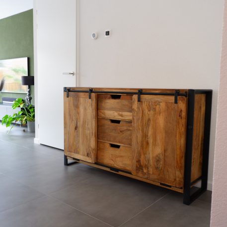 Beau travail dressoir M 2 schuifdeuren en 3 lades UITVERKOCHT - Afbeelding 11
