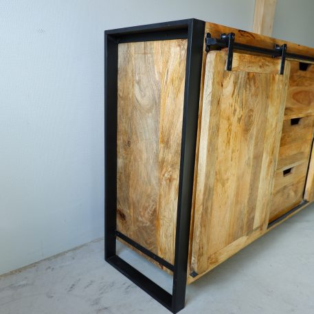 Beau travail dressoir M 2 schuifdeuren en 3 lades UITVERKOCHT - Afbeelding 4