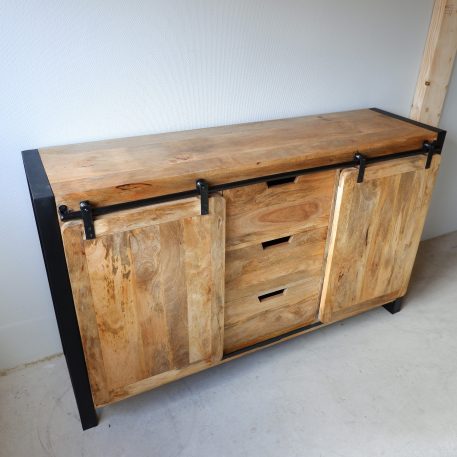 Beau travail dressoir M 2 schuifdeuren en 3 lades UITVERKOCHT - Afbeelding 2