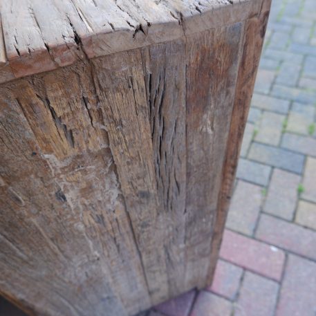 Ladekast Cardiff 3 lades oud vergrijsd hout - Afbeelding 9