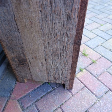6 ladekast vergrijsd oud hout hoog 110 cm breed 60 cm diep 35 cm railway wood truckwood barnwood6