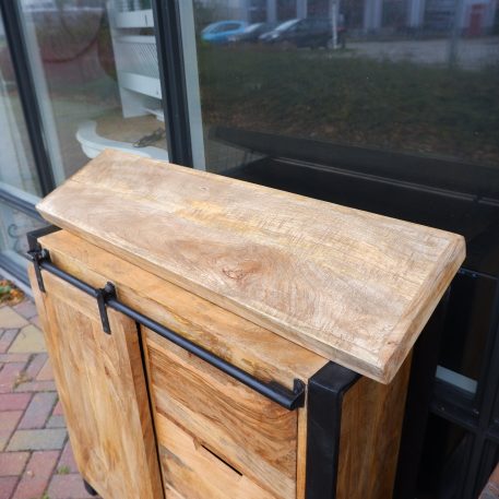 Wandplank 100 cm met 8 kapstokhaken - Afbeelding 6