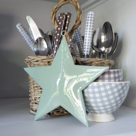 Ster metaal mint groen of roze - Afbeelding 3