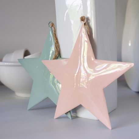 Ster metaal mint groen of roze - Afbeelding 8