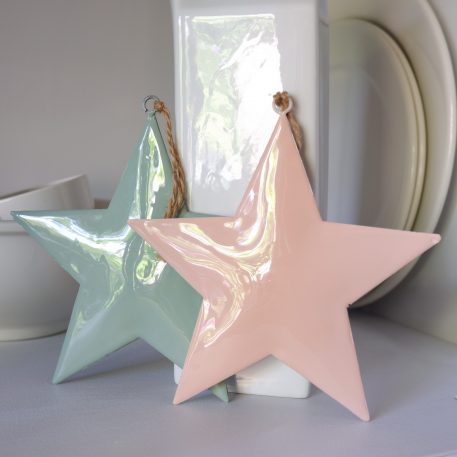 Ster metaal mint groen of roze - Afbeelding 9