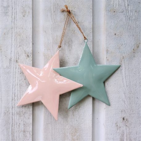 Ster metaal mint groen of roze - Afbeelding 7