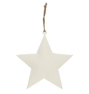 ster wit metaal hoog 20 cm breed 20 cm star for hanging with jute string ib-laursen1